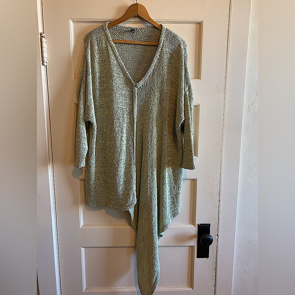 Jane Mohr Caz Knits Dress To Kill Oversize Sage Green OS